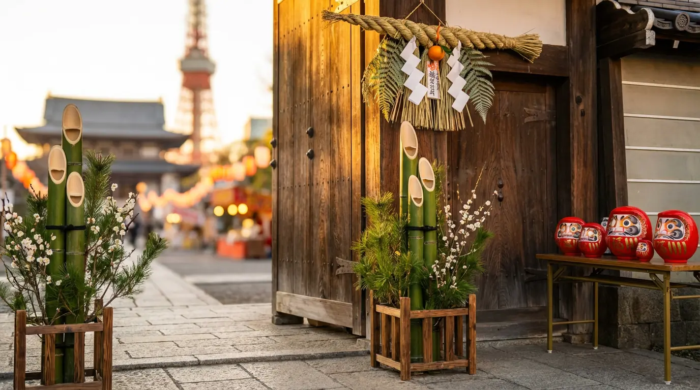 Tokyo New Year decorations
