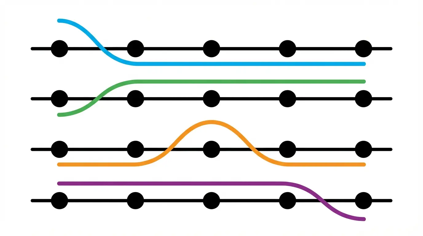 Atamadaka pitch accent diagram