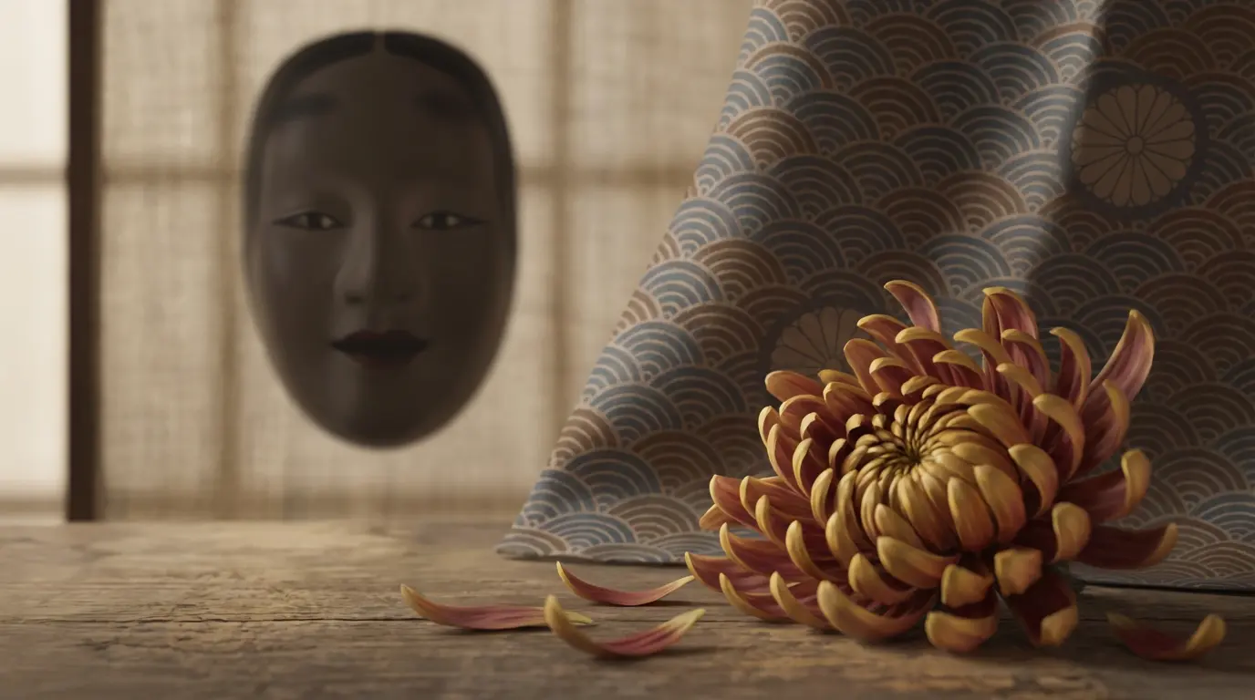 Zangiku visual symbolism