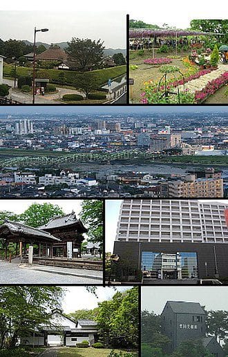 Ashikaga skyline