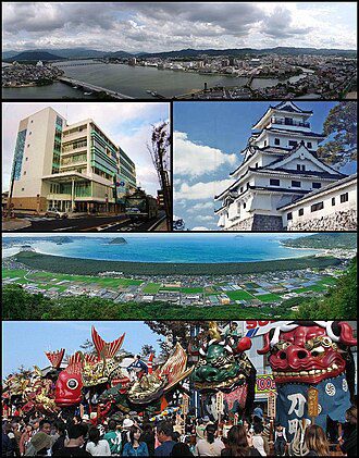 Karatsu skyline