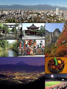 View of Kofu Shi