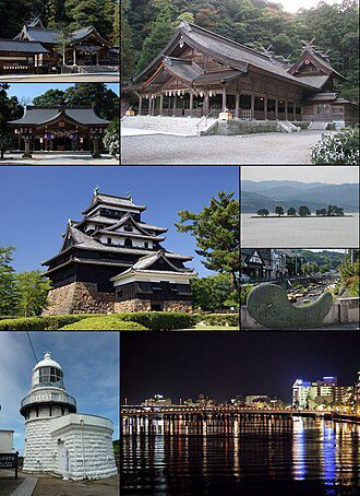 Matsue skyline