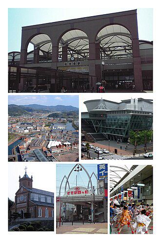 Sasebo skyline