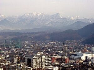 View of Tendo Shi