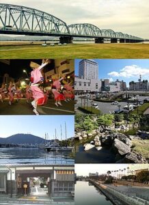 View of Tokushima Shi